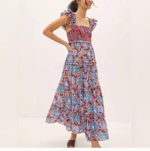 Love The Label Smocked Tiered Dress To